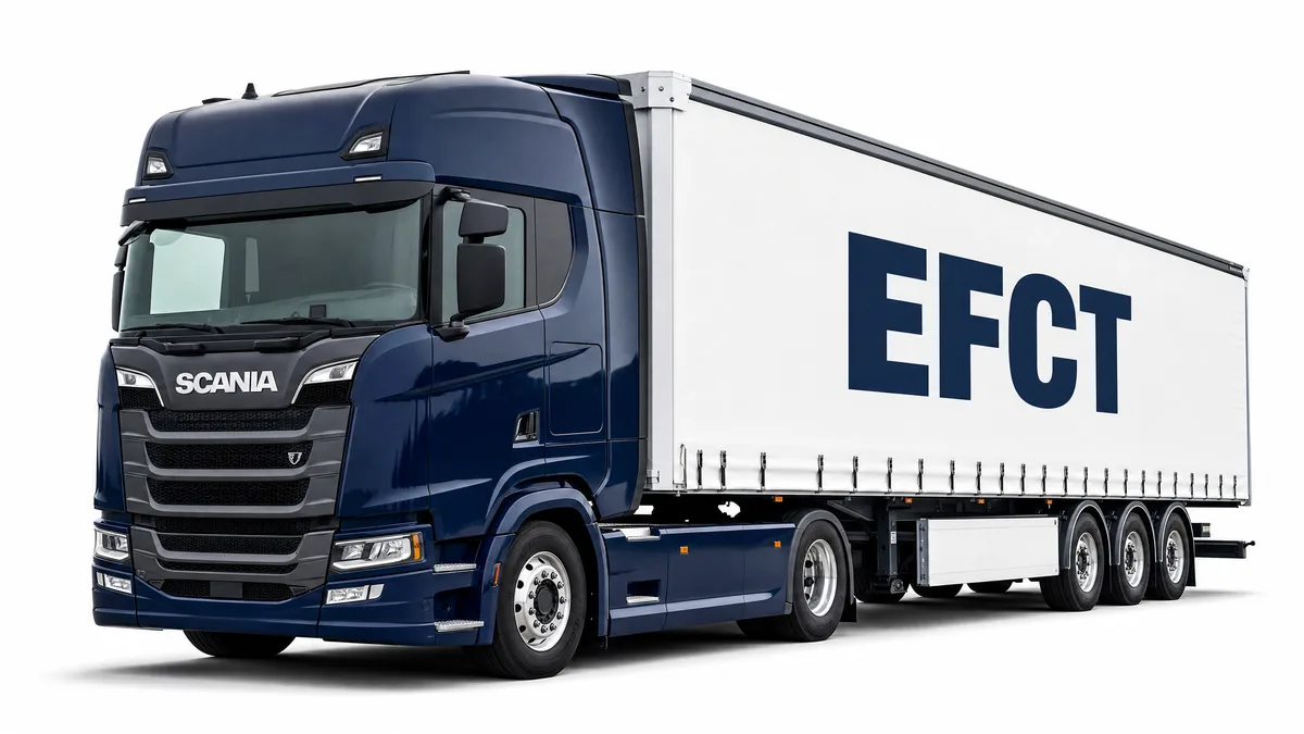 Camion poids lourd EFCT, formation capacité de transport lourd plus de 3,5 tonnes