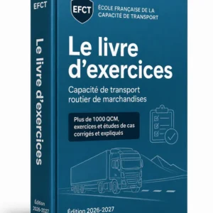 Livre d'exercices capacité de transport EFCT