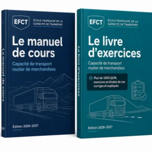 Pack Réussite EFCT édition 2026-2027, manuel de cours, livre d'exercices et annales avec fiches offertes