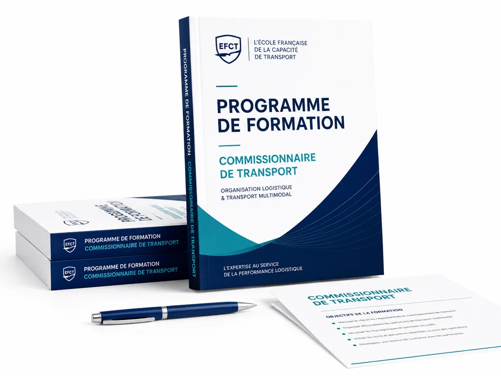 Programme de formation EFCT, commissionnaire de transport