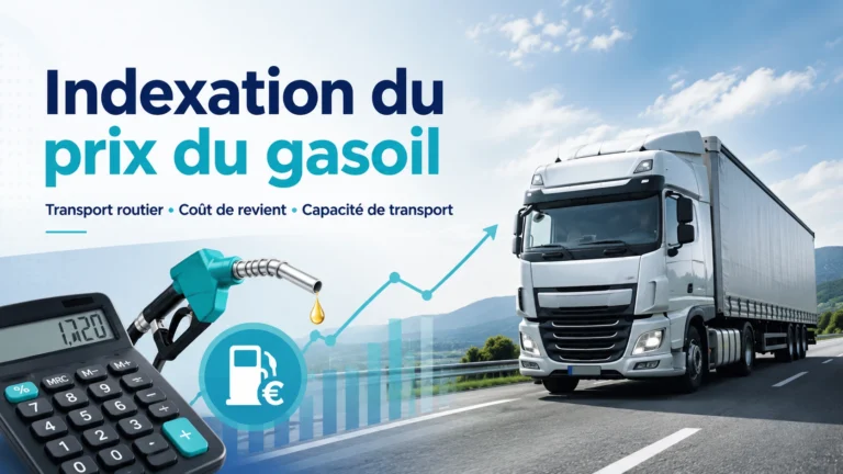 Capacité transport indexation du prix du gasoil : impact du carburant sur le coût de revient du transport routier